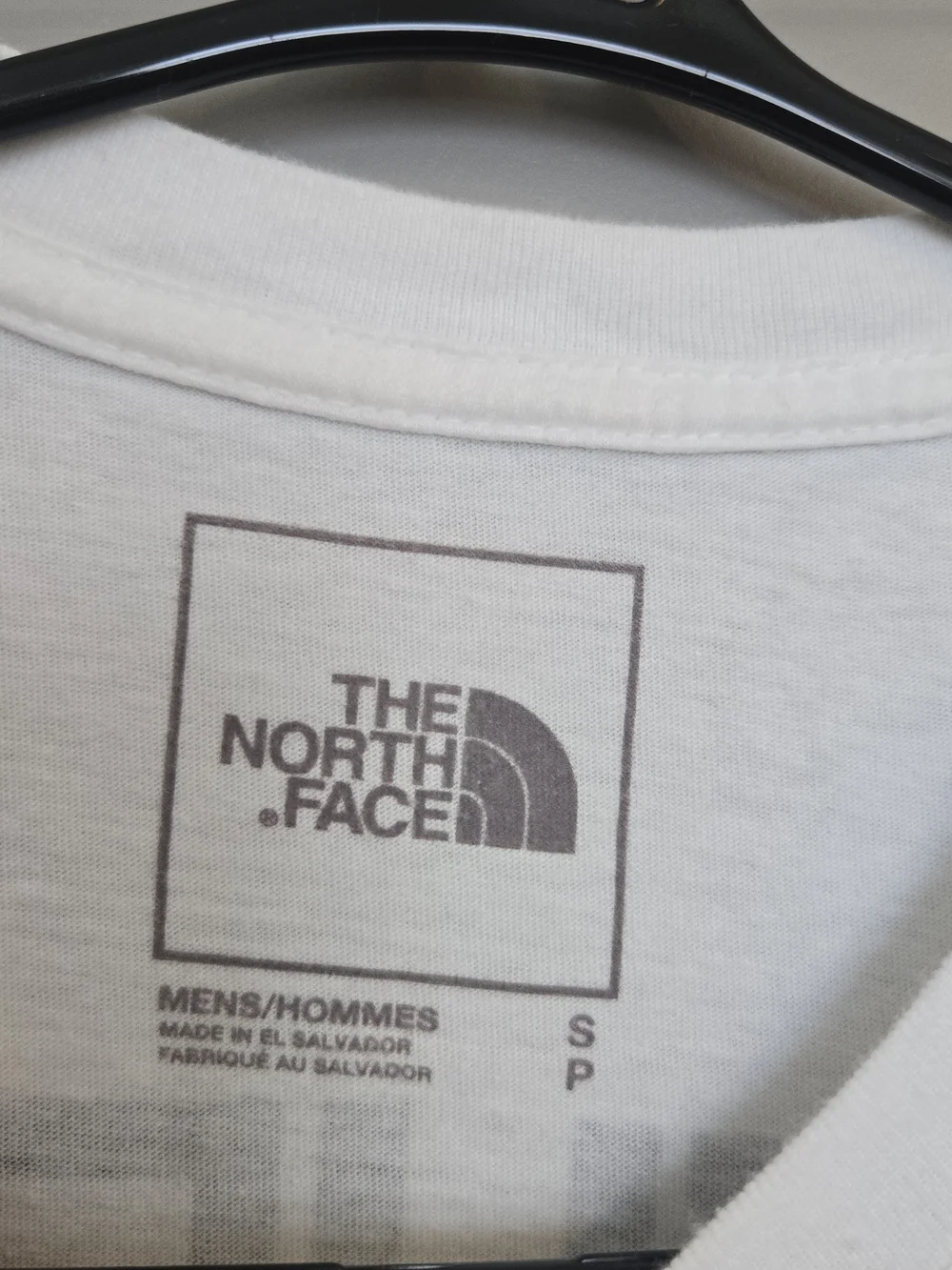 The North Face Men’s Short Sleeve Logo Tee - White with Black Logo